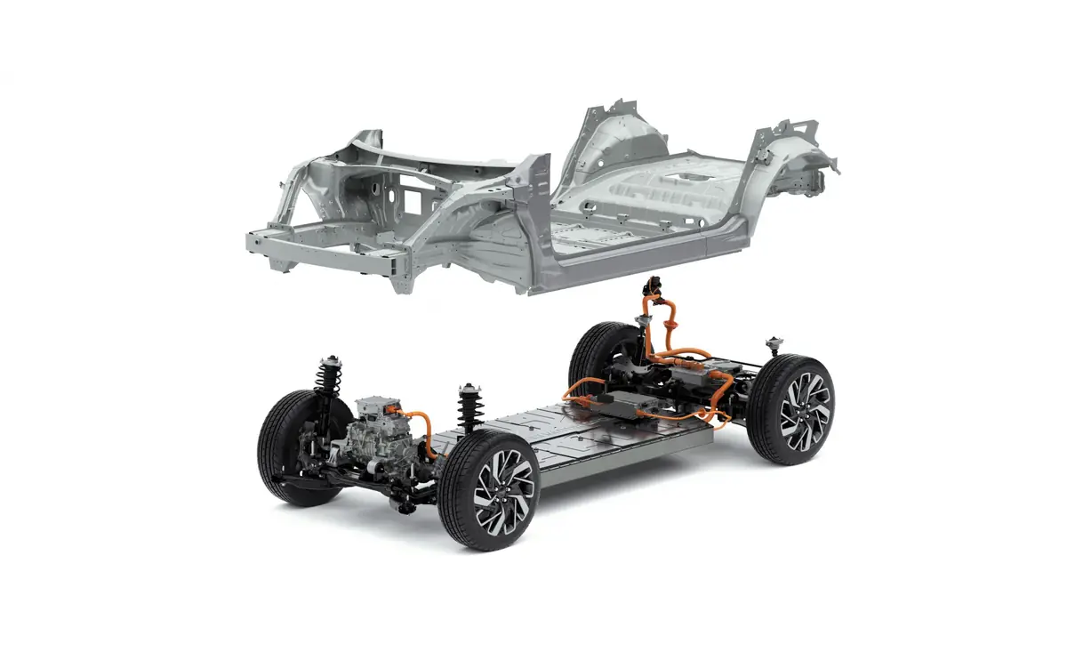Estructura de la carrocería del Hyundai ELEXIO.